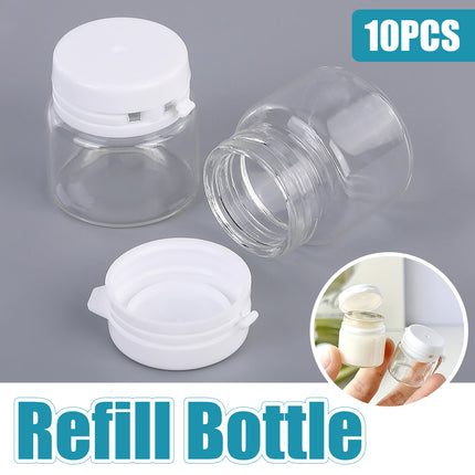 Clear Travel Bottles Proof Refillable Cosmetic Containers For Liquid Toiletries
