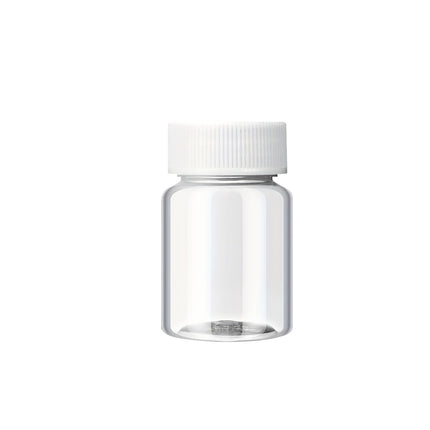 100Pcs Wide Mouth Clear Plastic Bottle with Lid 50/100ml Leakproof Storage Jars