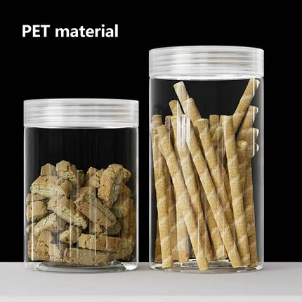 50PCS Plastic Sealed Storage Jars Food-Grade for Kitchen Pantry Spice Snack