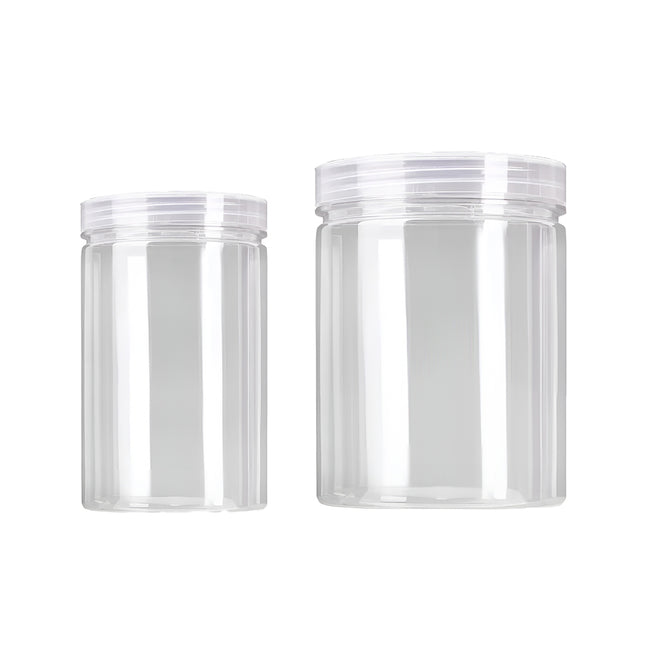 50PCS Plastic Sealed Storage Jars Food-Grade for Kitchen Pantry Spice Snack