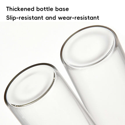 40Pcs Transparent Glass Bottle Airtight Seal Leakproof Small Items Storage Jars