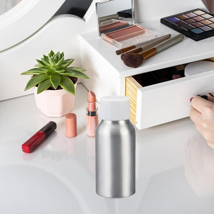 10PCS Mini Leak Proof Aluminum Bottle With Plastic Lid Essential Oil Refillable