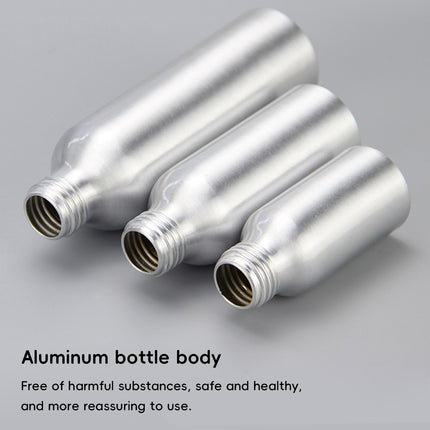 10PCS Mini Leak Proof Aluminum Bottle With Plastic Lid Essential Oil Refillable