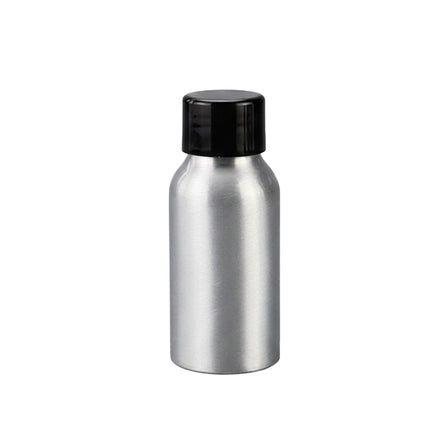 10PCS Mini Leak Proof Aluminum Bottle With Plastic Lid Essential Oil Refillable