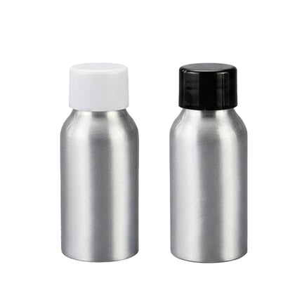 10PCS Mini Leak Proof Aluminum Bottle With Plastic Lid Essential Oil Refillable