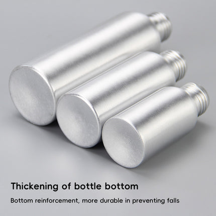 10PCS Mini Leak Proof Aluminum Bottle With Plastic Lid Essential Oil Refillable