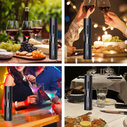 5PCS Electric Wine Bottle Opener Automatic Set With Rechargeable USB Corkscrew
