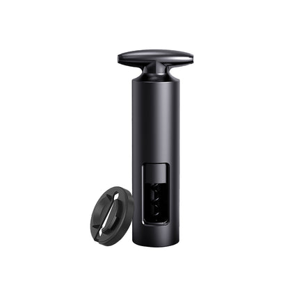 Wine Bottle Corkscrew Opener Manual Cylinder Window with Foil Cutter Set