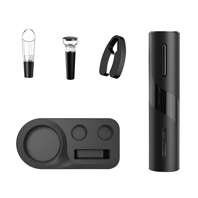 5PCS Electric Wine Bottle Opener Automatic Set With Rechargeable USB Corkscrew