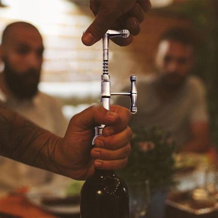 Multifunctional Manual Wine Bottle Opener Premium Grade Aluminum Alloy Durable