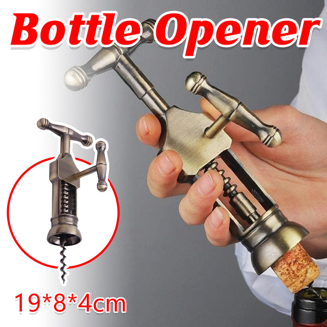 Multifunctional Manual Wine Bottle Opener Premium Grade Aluminum Alloy Durable