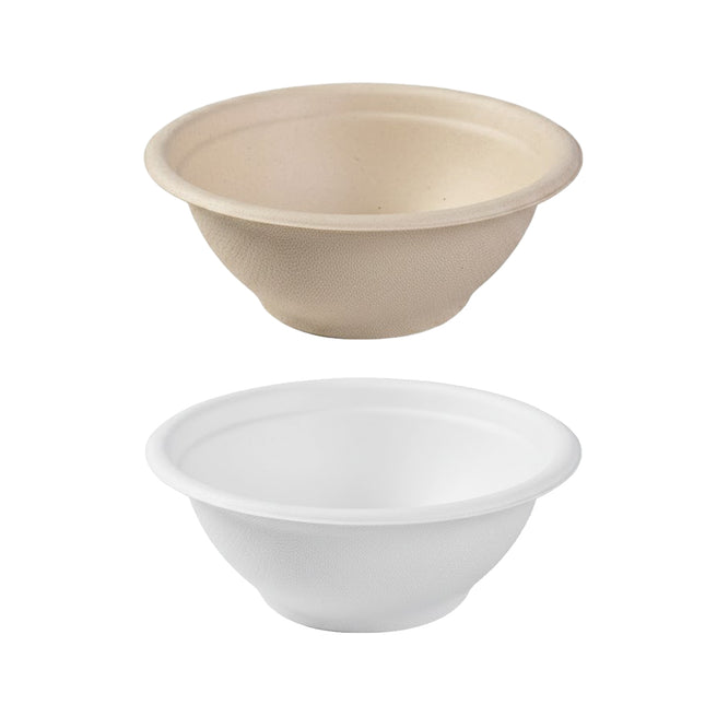 100Pcs Disposable Food Grade Paper Bowl Eco Friendly Waterproof Oil Proof Use
