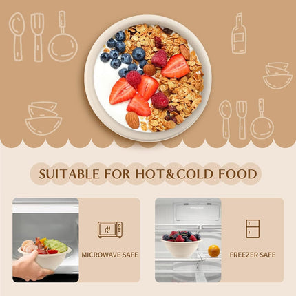 100Pcs Disposable Food Grade Paper Bowl Eco Friendly Waterproof Oil Proof Use