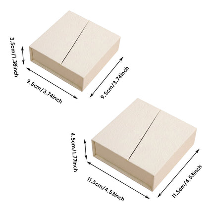 5Pcs Jewelry Gift Box Necklace Earring Ring Packaging For Wedding Party Present