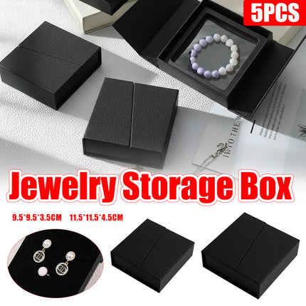 5 Pack Jewellery Gift Box With Insert Necklace Ring Earring Storage Box