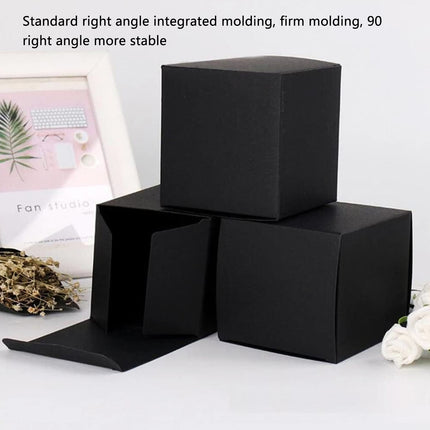 20PCS Black Cardboard Gift Box for Shipping Storage Gift Giving Durable Sturdy