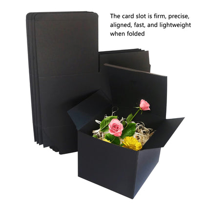 20PCS Black Cardboard Gift Box for Shipping Storage Gift Giving Durable Sturdy