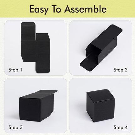 20PCS Black Cardboard Gift Box for Shipping Storage Gift Giving Durable Sturdy