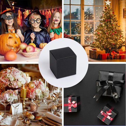 20PCS Black Cardboard Gift Box for Shipping Storage Gift Giving Durable Sturdy