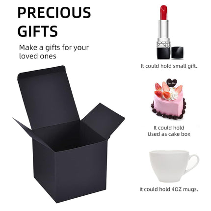 20PCS Black Cardboard Gift Box for Shipping Storage Gift Giving Durable Sturdy
