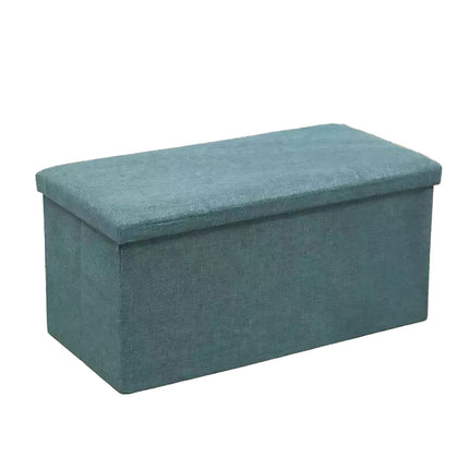 Storage Ottoman Stool Rectangular Folding Design Footrest Seat With Storage