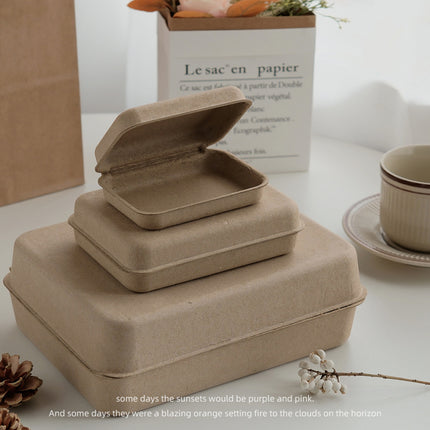 10PCS Eco Friendly Pulp Gift Boxes Durable for Party Wedding Favor Packaging Use