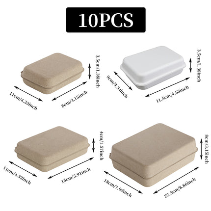 10PCS Eco Friendly Pulp Gift Boxes Durable for Party Wedding Favor Packaging Use
