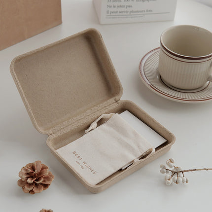 10PCS Eco Friendly Pulp Gift Boxes Durable for Party Wedding Favor Packaging Use