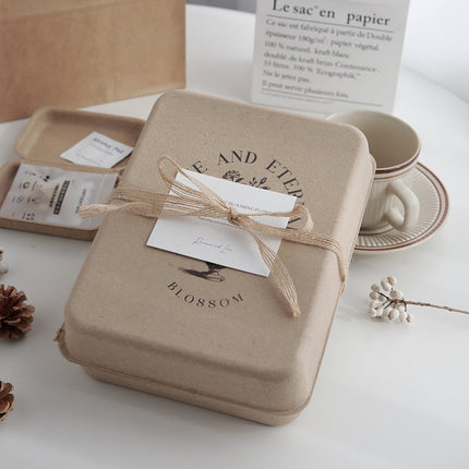 10PCS Eco Friendly Pulp Gift Boxes Durable for Party Wedding Favor Packaging Use