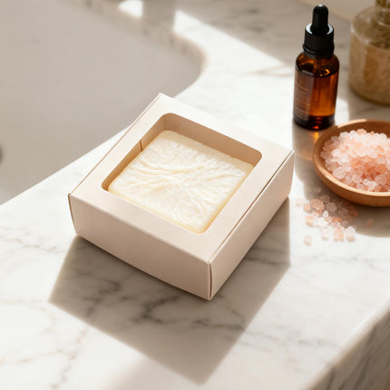 40PCS Kraft Gift Box with Clear Window Small Gift Jewelry Box for Party Favors