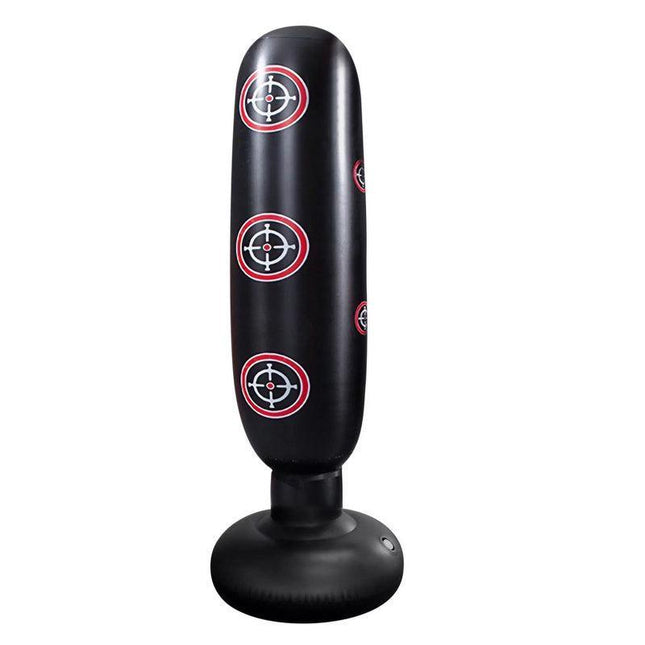 Free Standing Boxing Punching Bag - Boxing Stand Dummy Target Fitness Kick MMA - Aimall