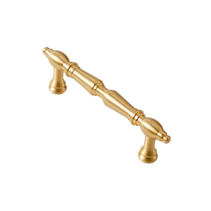 Brass Cabinet Pull Handles 6 Sizes for Doors Wardrobe Drawers Shoe Cabinet