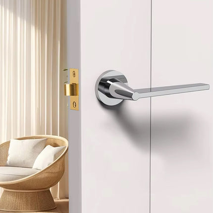 Indoor Door Lock Set Model A Copper Handle Lock For Bedroom Bathroom Privacy Use