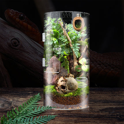 Reptile Breeding Box Model Cylindrical Transparent Pet Container Insect Habitat