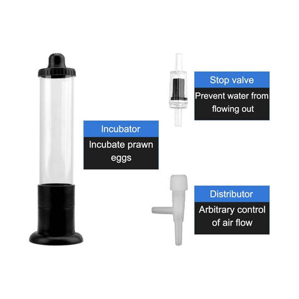 Brine Shrimp Incubator Hatchery Live Food Culture Fish Tank Use Easy to Install