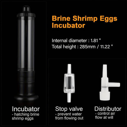 Brine Shrimp Incubator Hatchery Live Food Culture Fish Tank Use Easy to Install