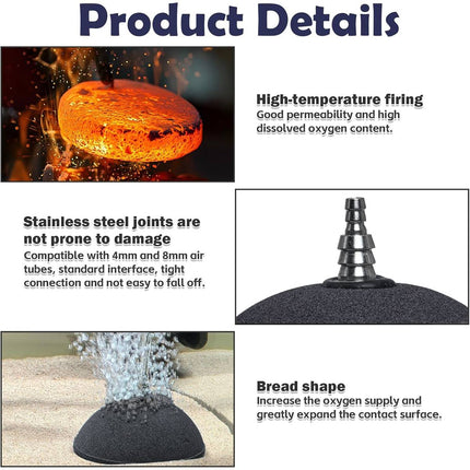 Silicon Carbide Aquarium Air Stone Dome 150mm