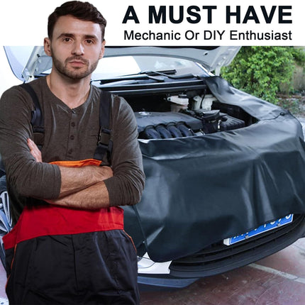 Car Repair 3PCS Fender Cover Mat Auto Maintenance Wrap Film Protection Pad