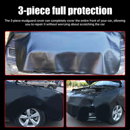Car Repair 3PCS Fender Cover Mat Auto Maintenance Wrap Film Protection Pad