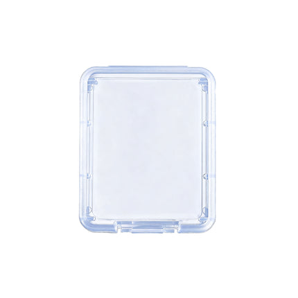 100 Pcs CF Card Cases Hard Shell Anti-Shock Clear PP for Memory Cards