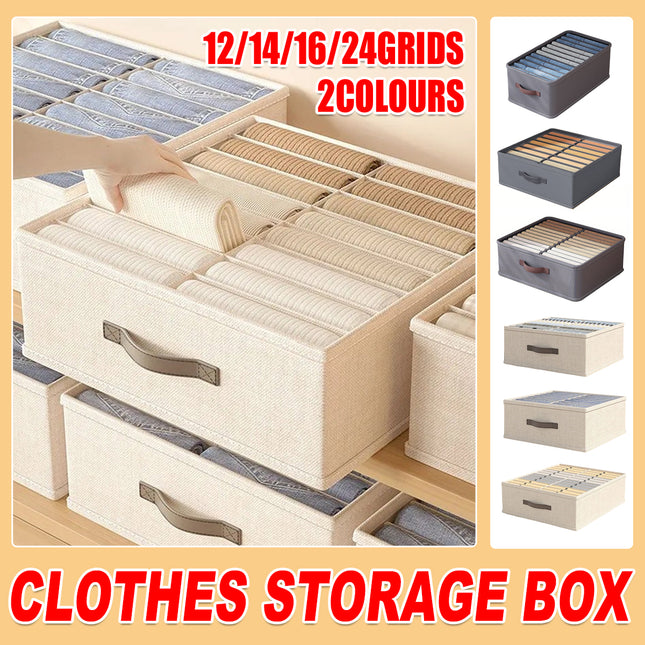 Closet Organizers Storage Bins Portable Washable Organizer for Clothing Socks