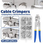 8-shaped Wire Rope Crimping Tool Pliers Swaging Swager Crimper Loop Sleeve