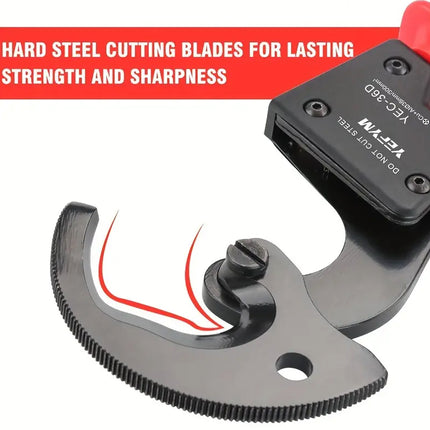 Ratchet Cable Cutter Carbon Steel Sharp Blade For Cutting Steel Wire Rope Cable