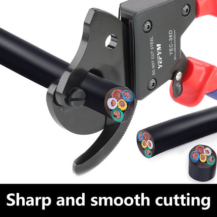 Ratchet Cable Cutter Carbon Steel Sharp Blade For Cutting Steel Wire Rope Cable