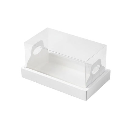 10Pcs Clear Cake Box With Insert Tray For Bakery Cupcake Pastry Display Party
