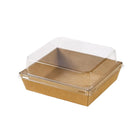 50Pcs Cake Sandwich Takeaway Box Bakery Packaging Outdoor Party Picnic Boxes