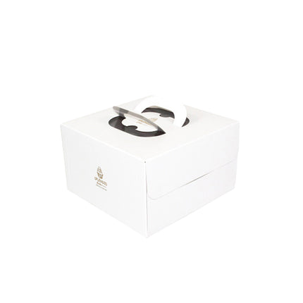 20PCS Cake Packaging Boxes 6/8in White for Birthday Party Bakery Packaging Use