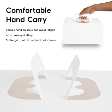 20PCS Cake Packaging Boxes 6/8in White for Birthday Party Bakery Packaging Use