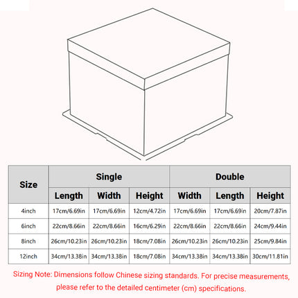 20 PCS Clear Treat Box Box Portable Cake Display Transparent Birthday Cake