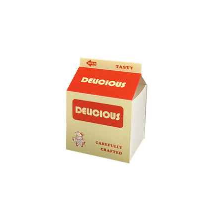 50 PCS Milk Carton Shaped Pastry Box for Bread Croissant Soufflé Cake Food-Safe